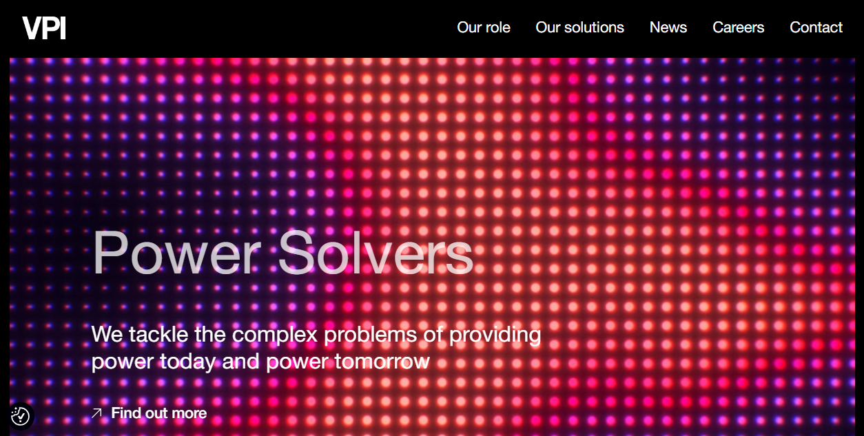 Vpi Power Ltd website homepage