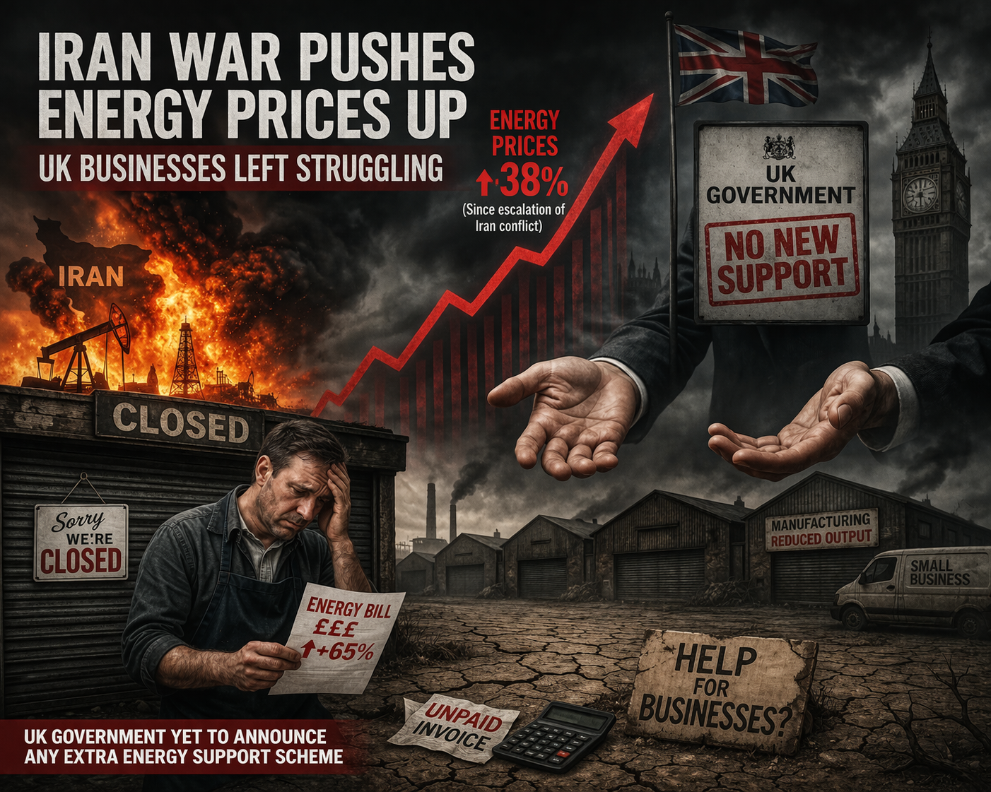Is There Any UK Government Support For Small Business Energy Costs Caused By The War In Iran?